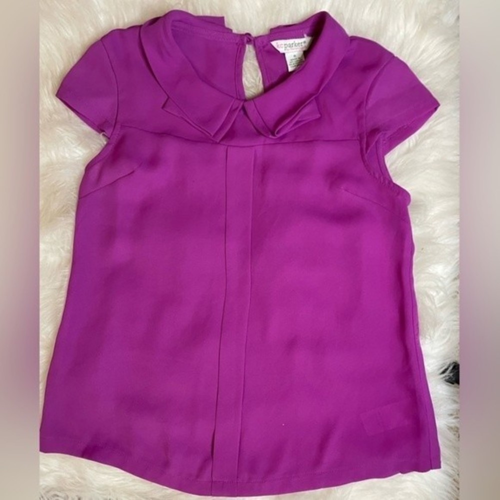New Girls KC Parker Purple Top Size 8
